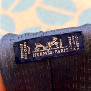 A Hermès tie